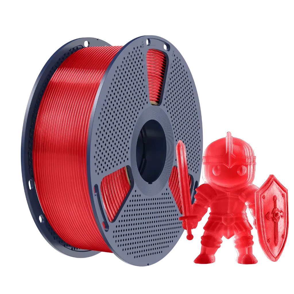 SUNLU PLA+ Filament Transparent Rot