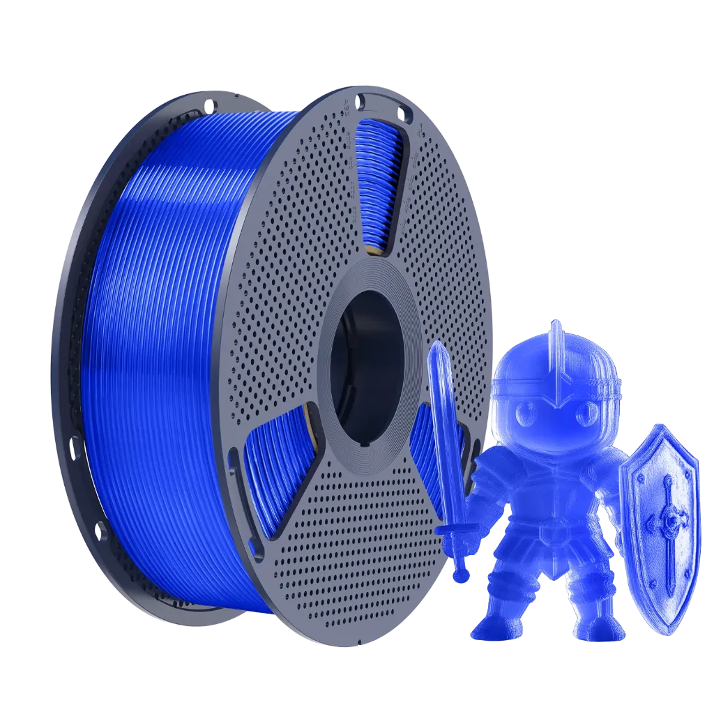SUNLU PLA+ Filament Transparent Blau
